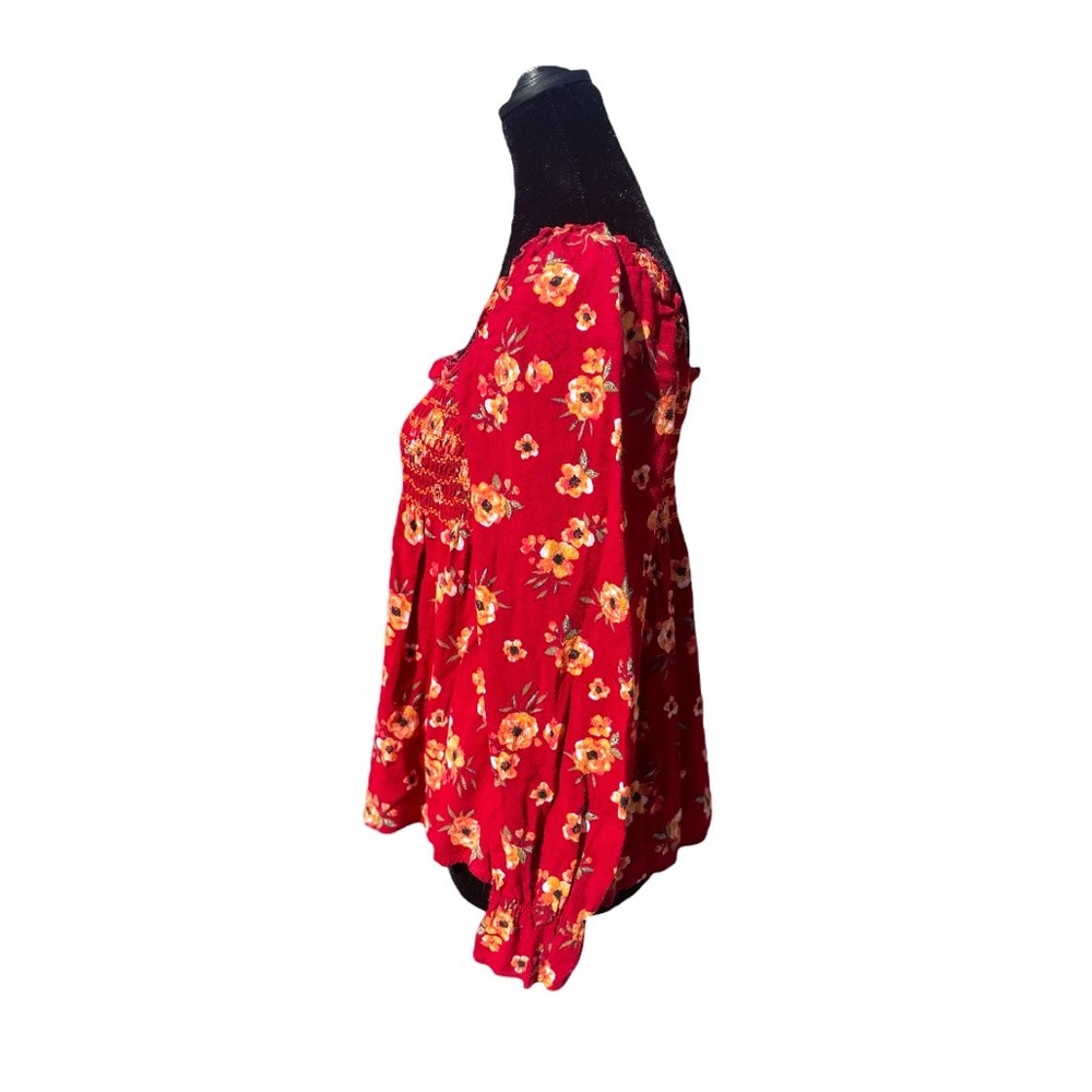 Coco + Jaimeson Flowy Long Sleeve Blouse - image 2